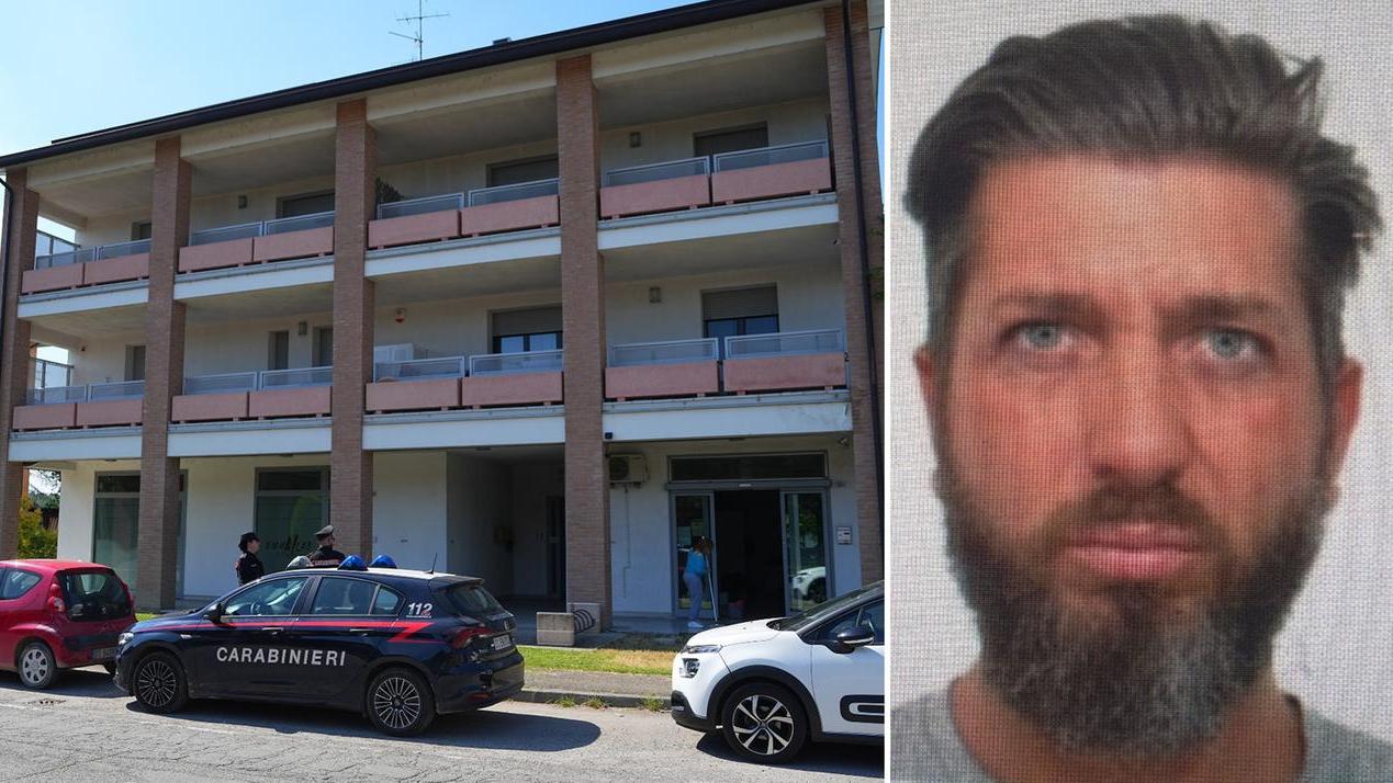 La palazzina in cui è avvenuto il delitto e Pancaldi