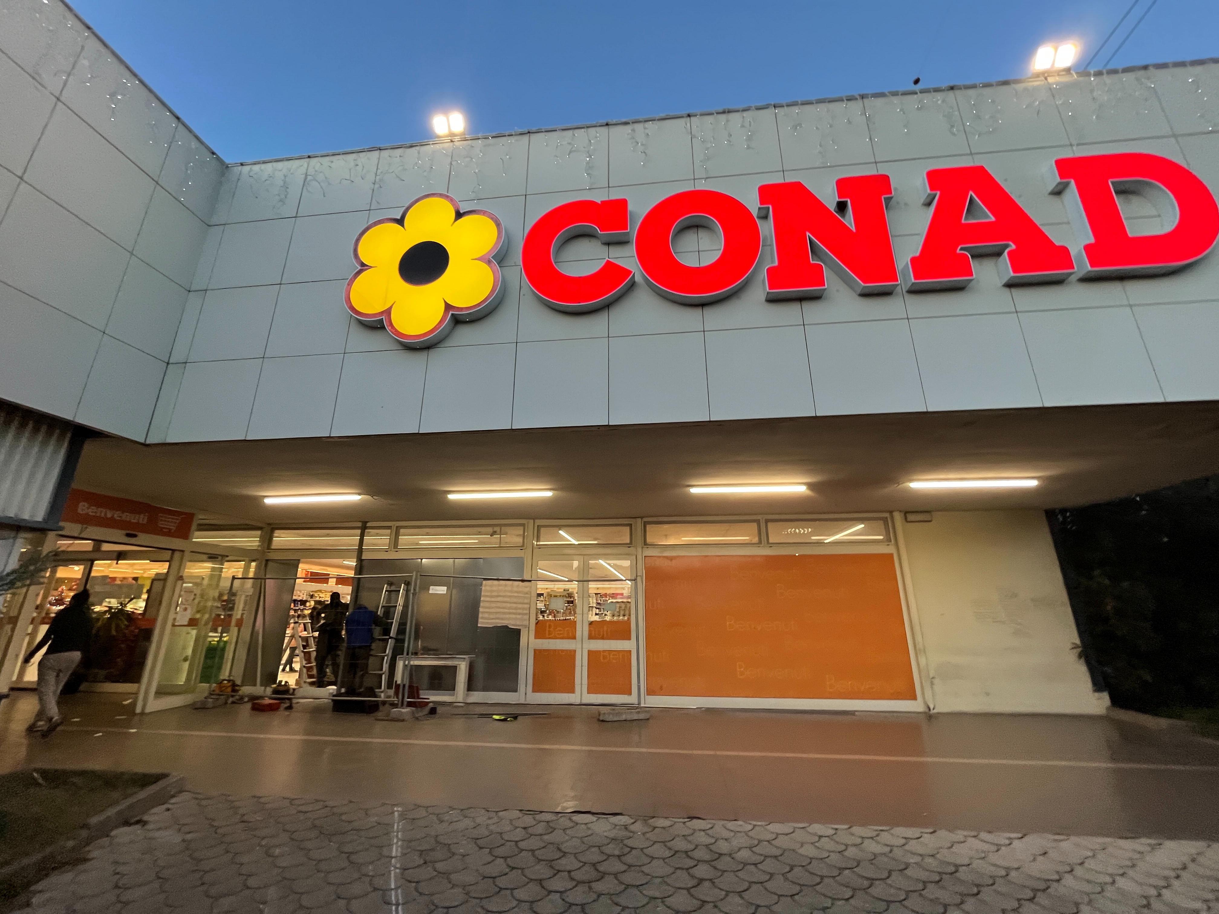 La Conad di Stagno (foto d'archivio)