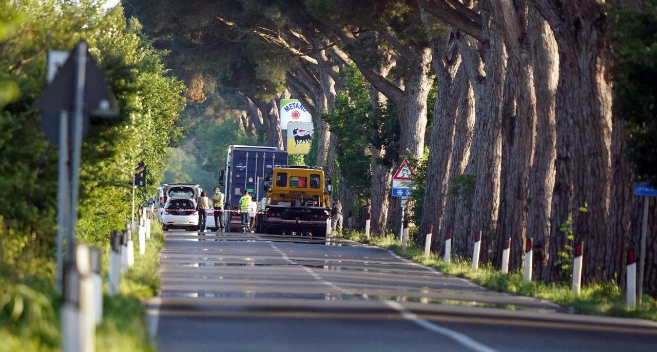 
	Il punto dell'incidente (foto Stick)

