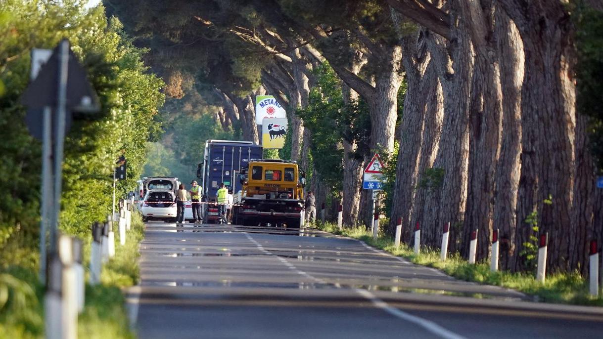 Il punto dell'incidente (foto Stick)