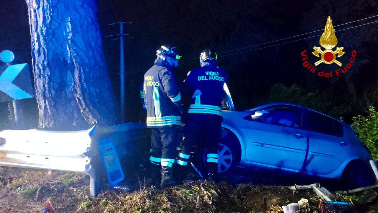 
	L'auto coinvolta nell'incidente

