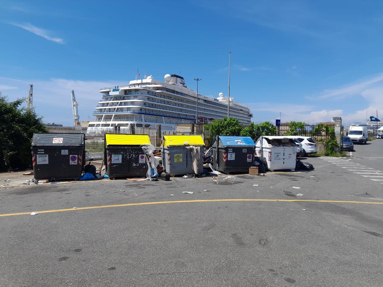 
	L&rsquo;immagine che i passeggeri della Viking Sea hanno potuto "godere"&nbsp;al loro sbarco a Livorno

