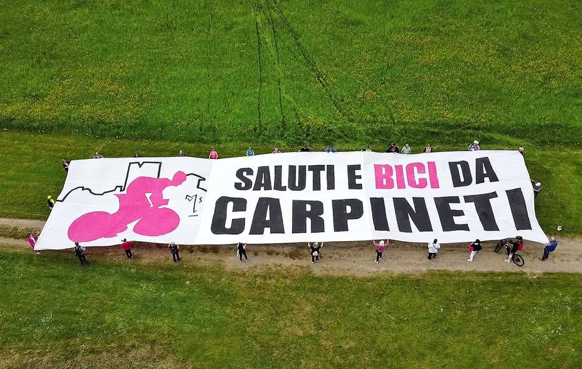 Giro d’Italia, Baiso e Carpineti  tinti di rosa per accogliere la Carovana
