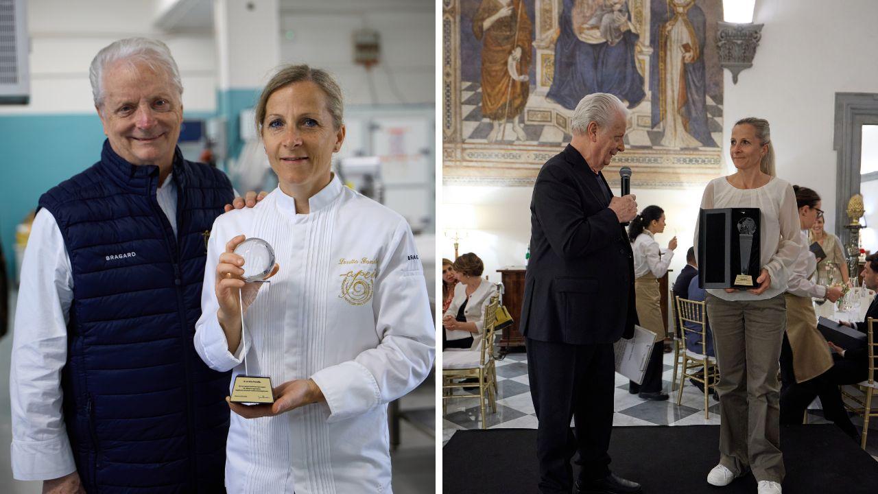 Loretta Fanella premiata da Iginio Massari: riconoscimento alla carriera per la pasticciera livornese
