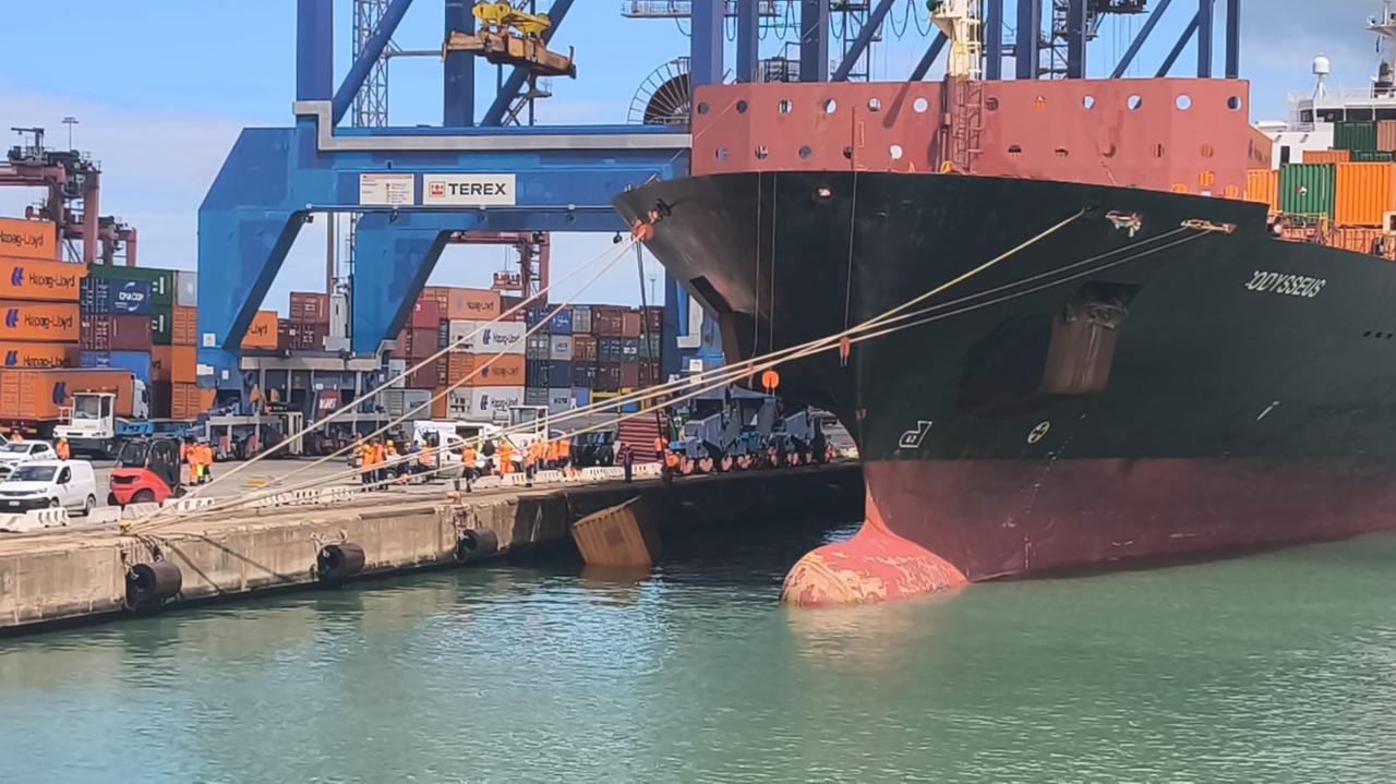 L'incidente in porto