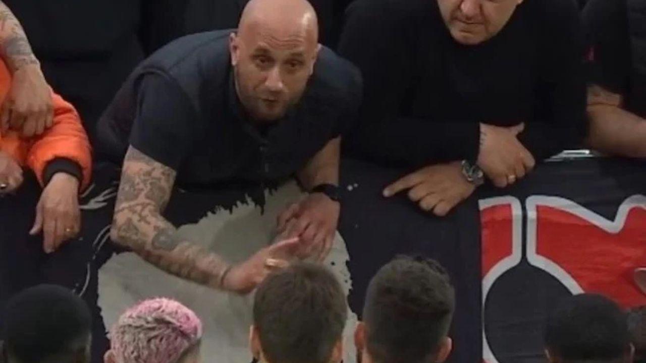 L'ex capo della curva del Milan Luca Lucci