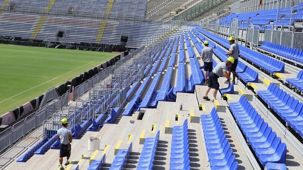 Accordo Sky Cagliari Calcio: si fa la nuova curva sud al Sant’Elia 
