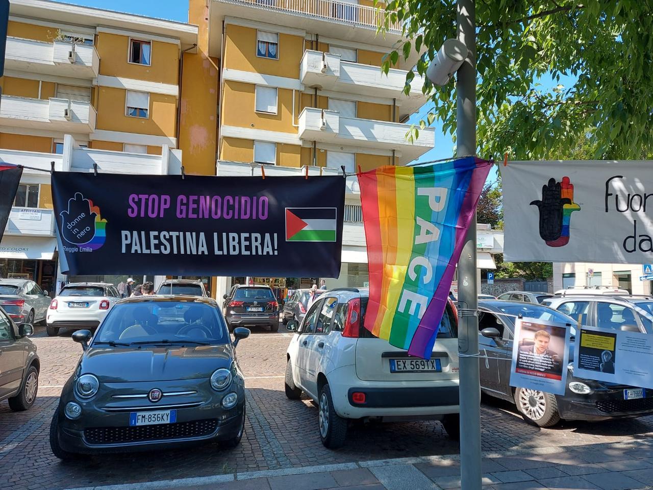 Scandiano, foto, testimonianze e raccolta fondi per Gaza