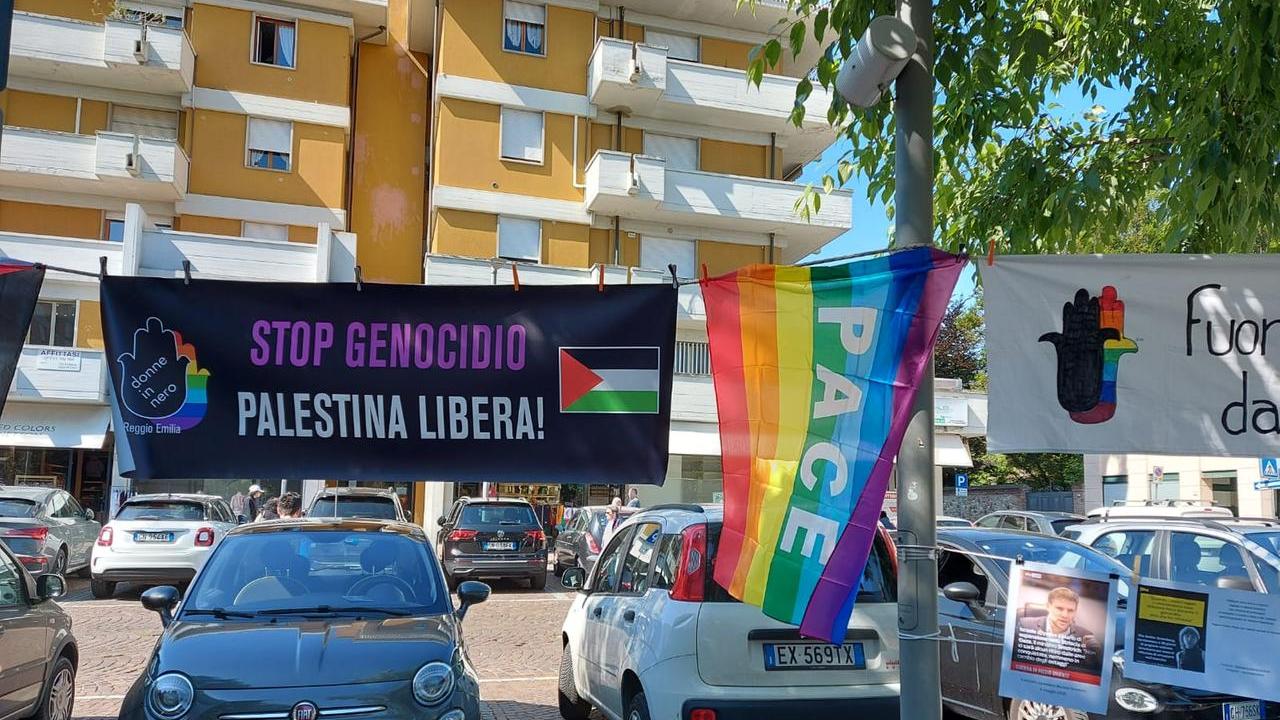 Scandiano, foto, testimonianze e raccolta fondi per Gaza