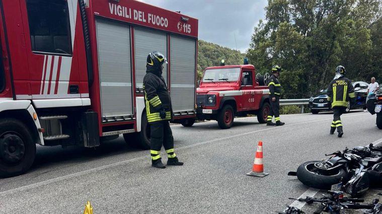 Incidente tra Sorgono e Austis, centauro finisce in ospedale