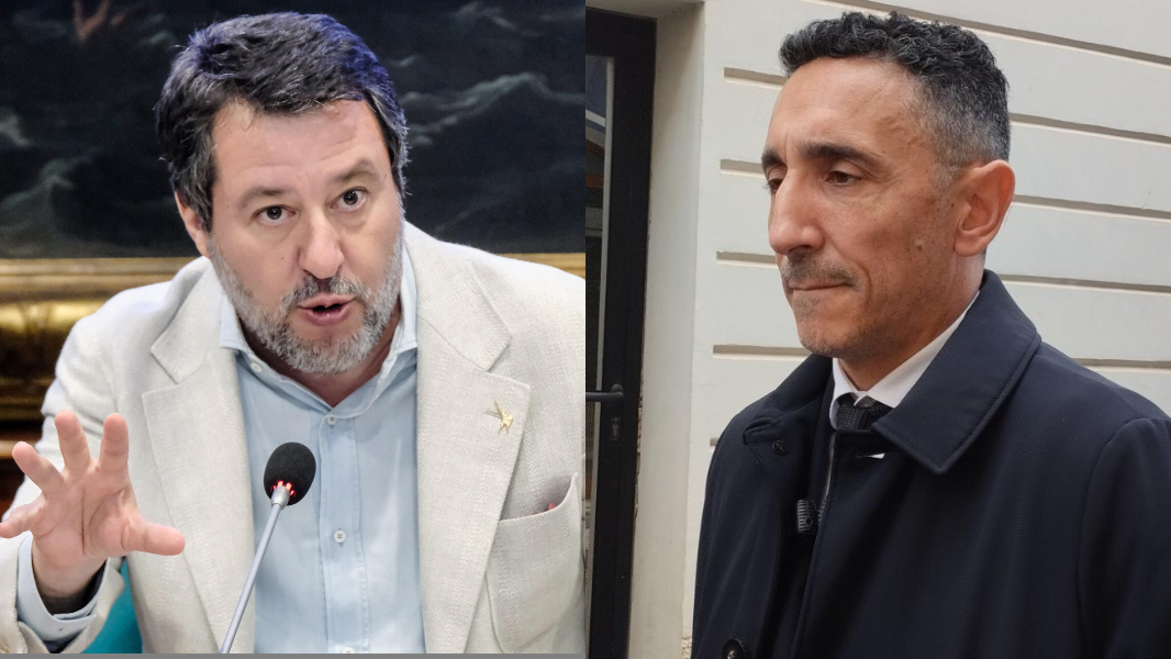 
	Il ministro Matteo Salvini e l'assessore regionale Antonio Piu

