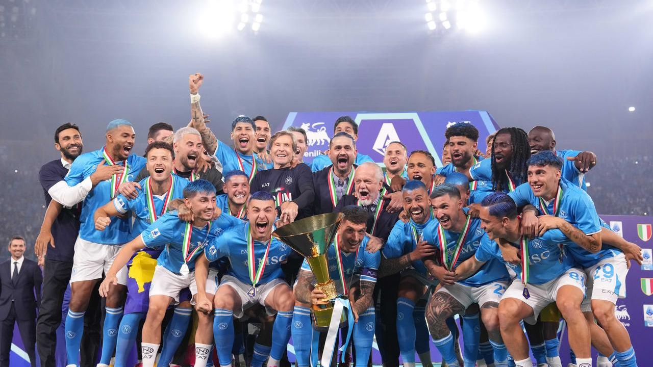 Il Napoli festeggia