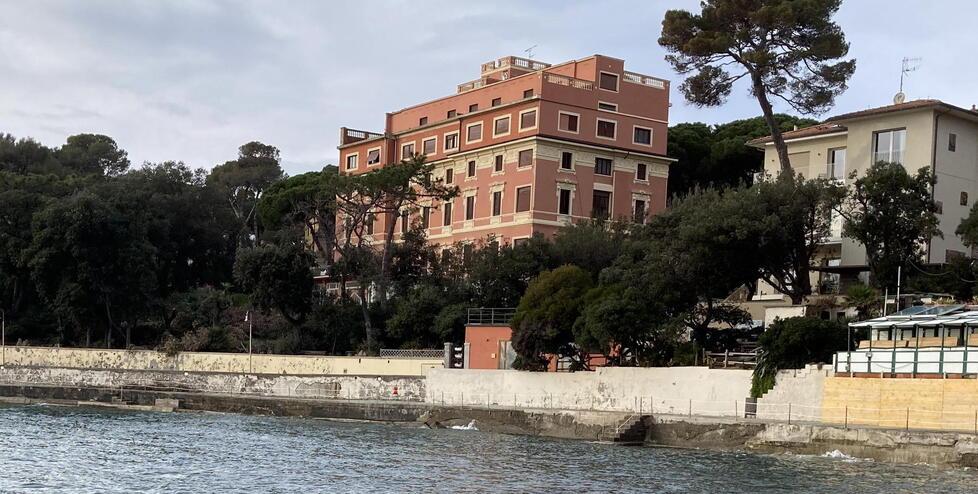 
	Uno scorcio dell'albergo Miramare

