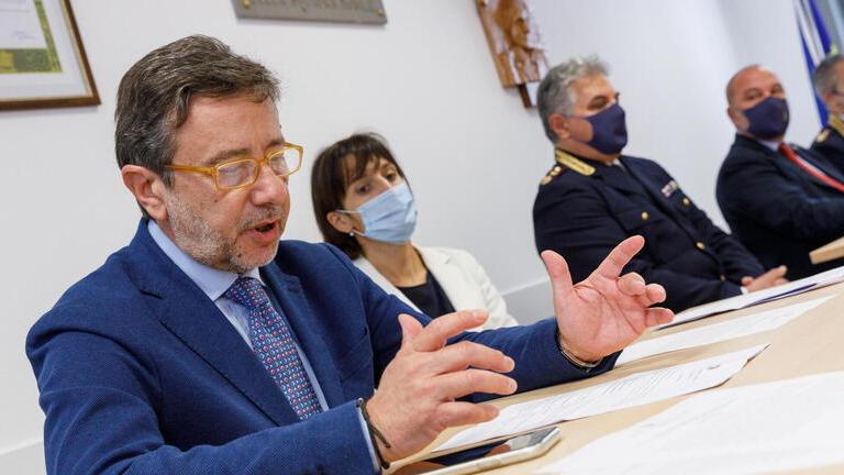 Nell’ottobre del 2021 la conferenza stampa del procuratore di Pistoia Tommaso Coletta (foto Nucci)