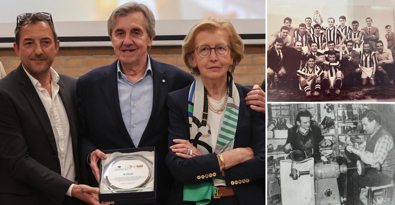 
	Italo Boni e la moglie Luisa premiati per i 60 anni di Cillo

