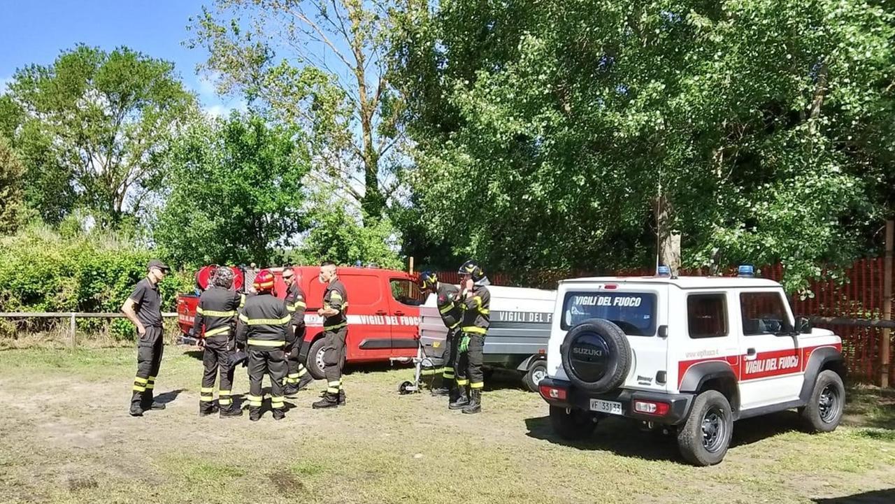 Incendio in pineta a Lido Scacchi… ma è solo un’esercitazione