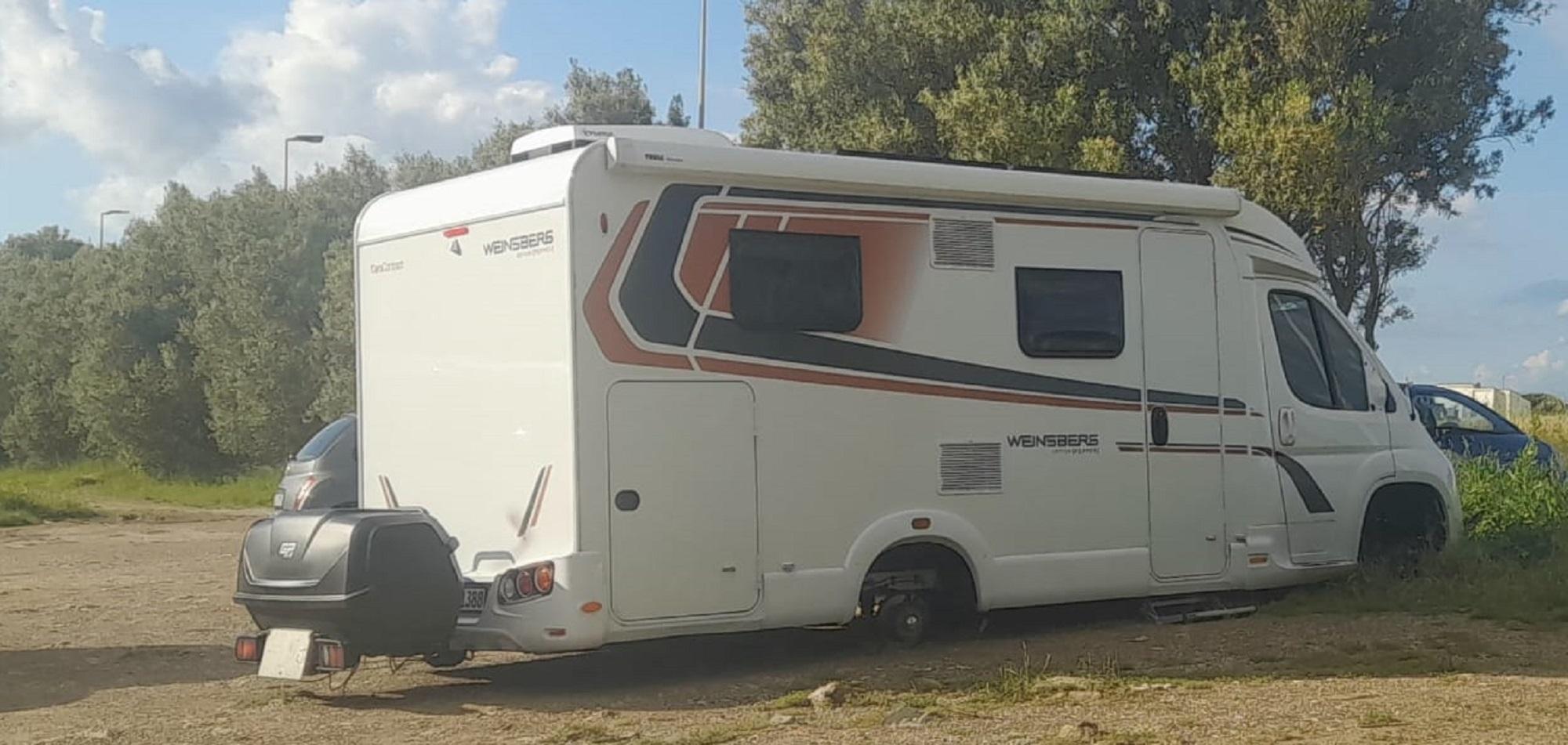 Il camper "cannibalizzato"