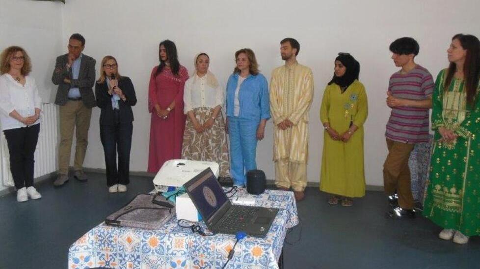 Cerimonia di fine anno per la scuola di arabo di Ferrara