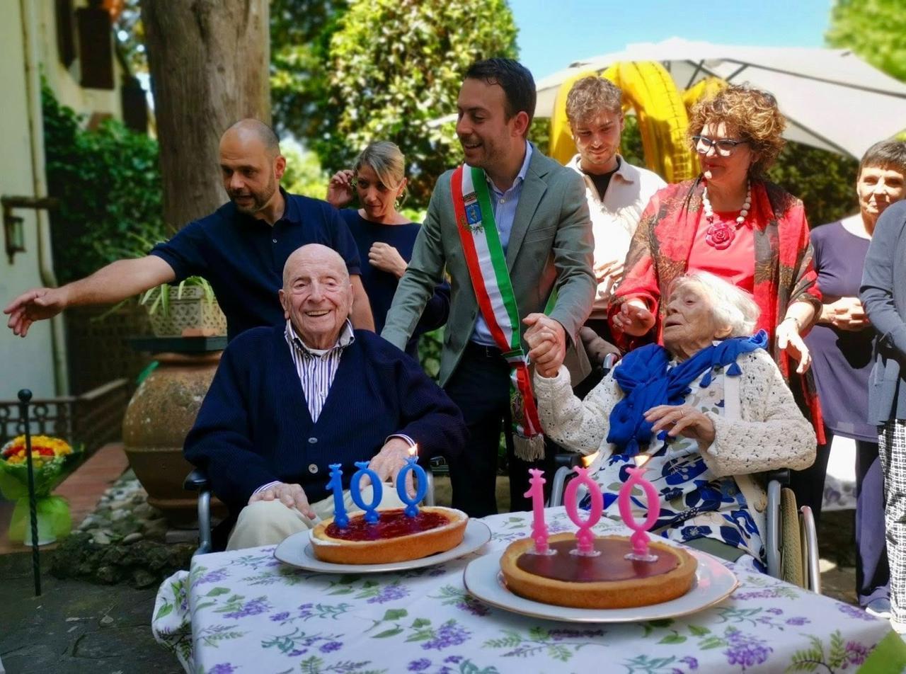 
	I gemelli Paolo e Paola Anzidei hanno festeggiato 100 anni

