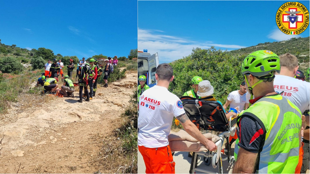 Paura a Cagliari, escursionista scivola sulla Sella del Diavolo: interviene il Soccorso Alpino