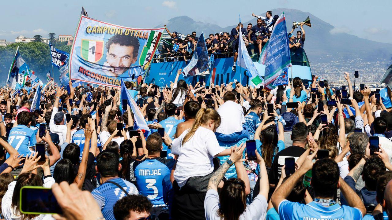 La festa del Napoli
