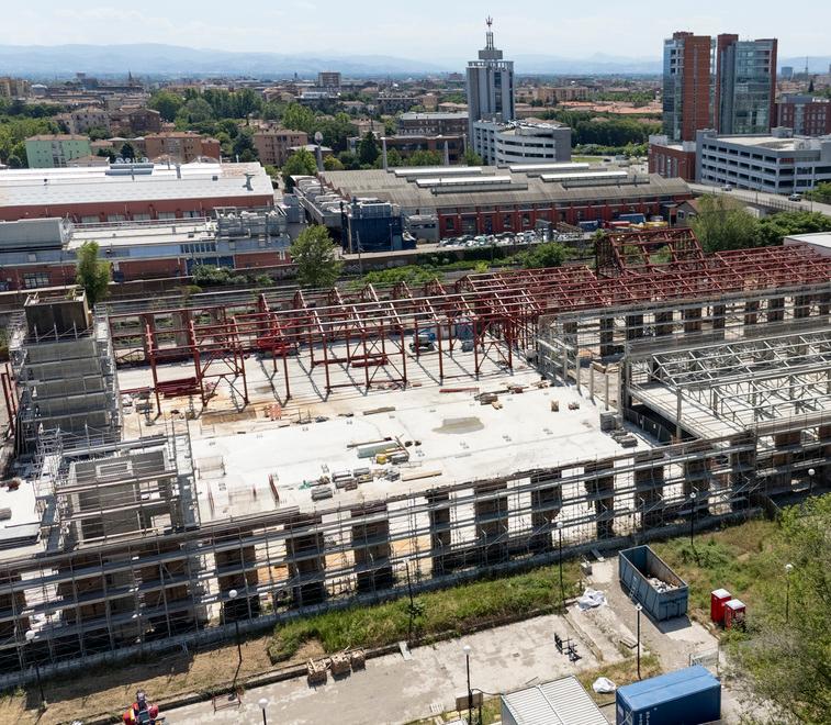 
	Una veduta dall'alto dell'ex Fonderie

