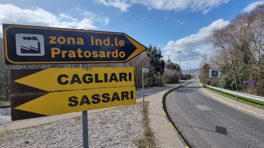 La zona industriale di Pratosardo (foto Massimo Locci)