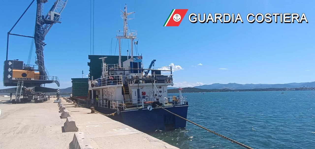 Olbia, scarsa sicurezza a bordo: fermata una nave mercantile