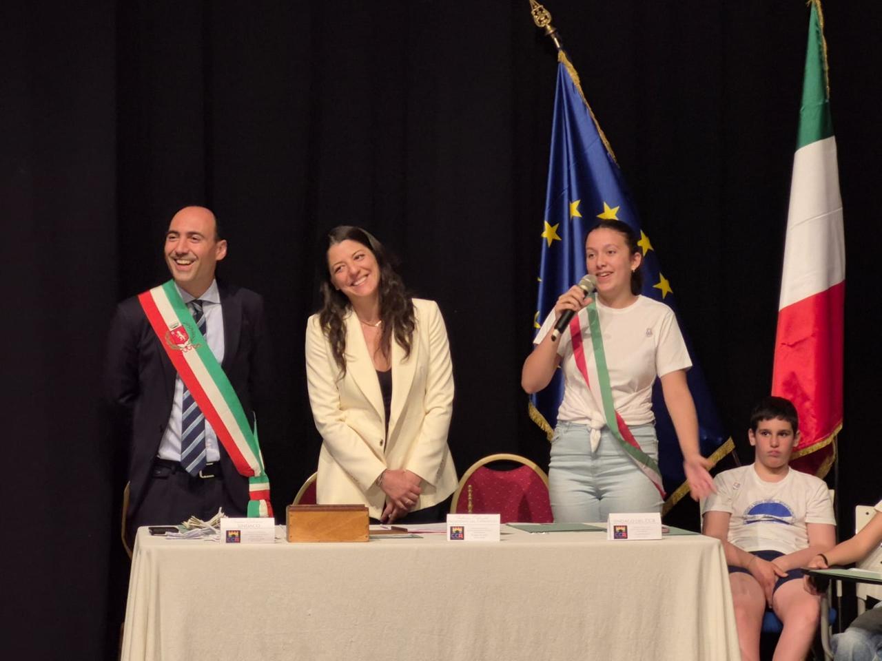 
	Il discorso d'insediamento della sindaca dei ragazzi a Montemurlo

