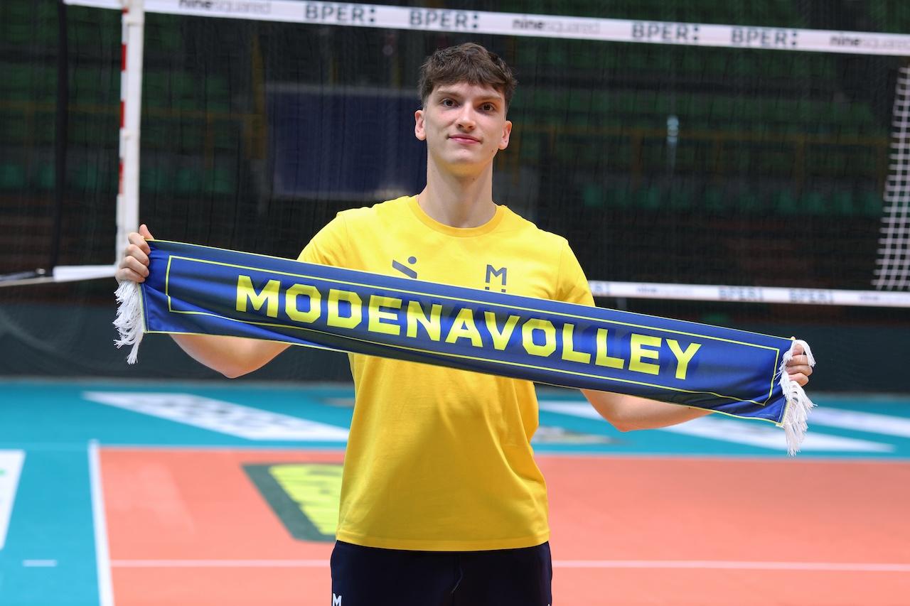 
	Il neoacquisto Luca Porro (foto Modena Volley)

