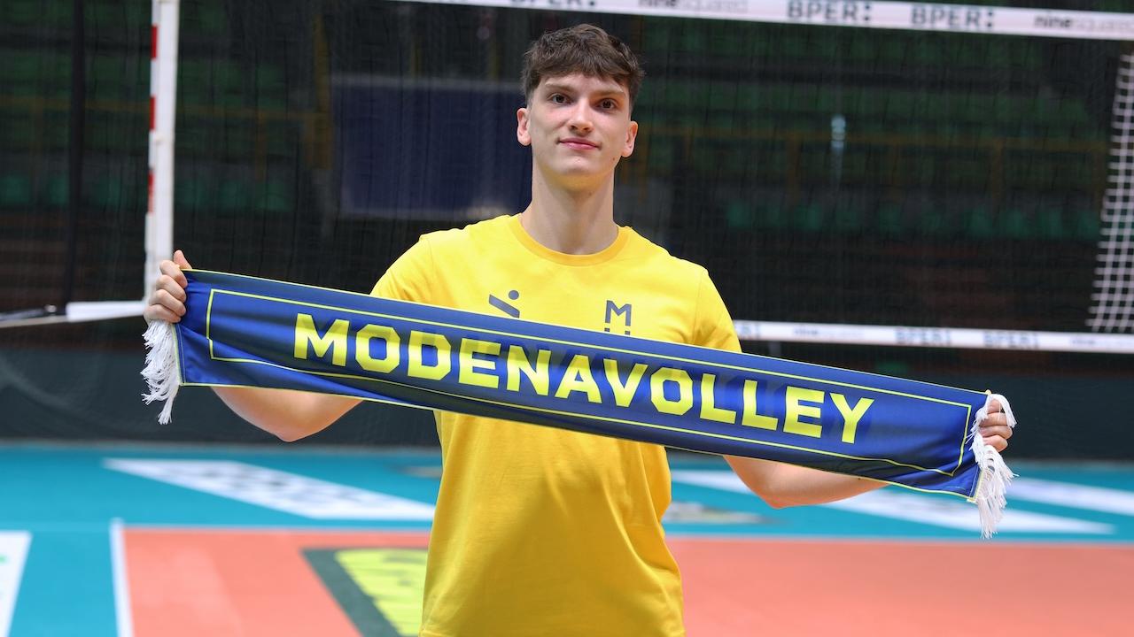 Il neoacquisto Luca Porro (foto Modena Volley)