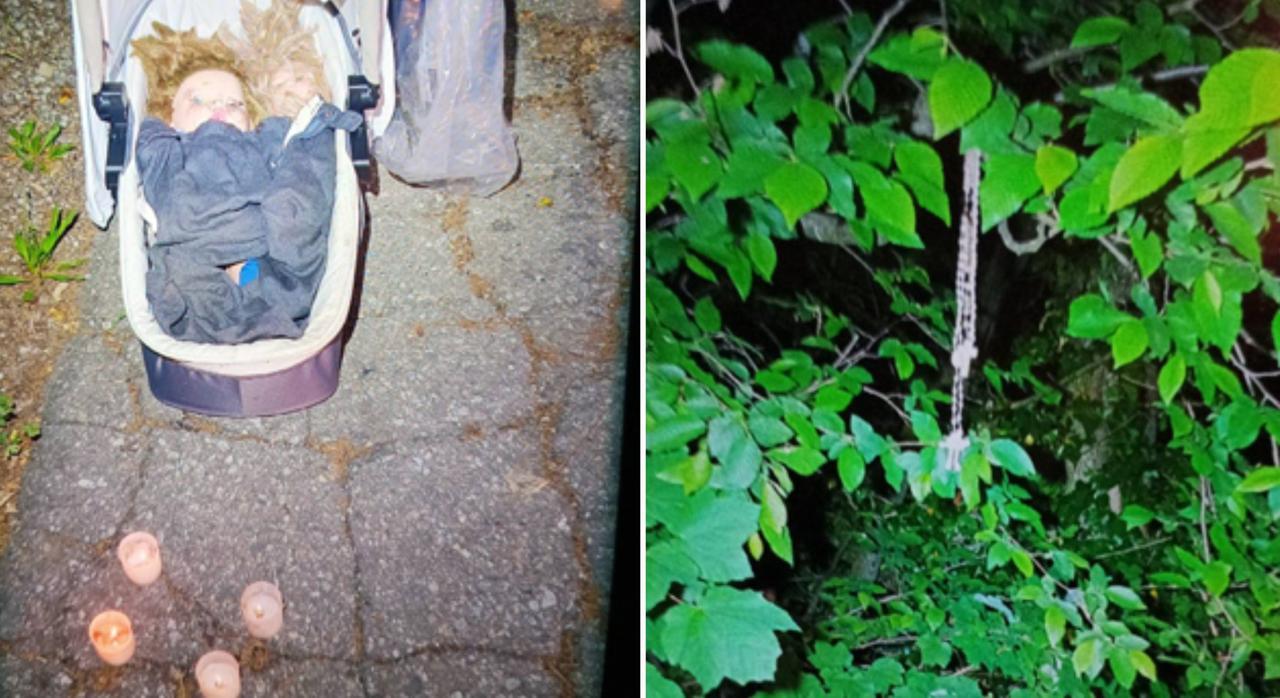 Inquietante scoperta notturna nei boschi di Pavullo: «Possibile rito satanico»