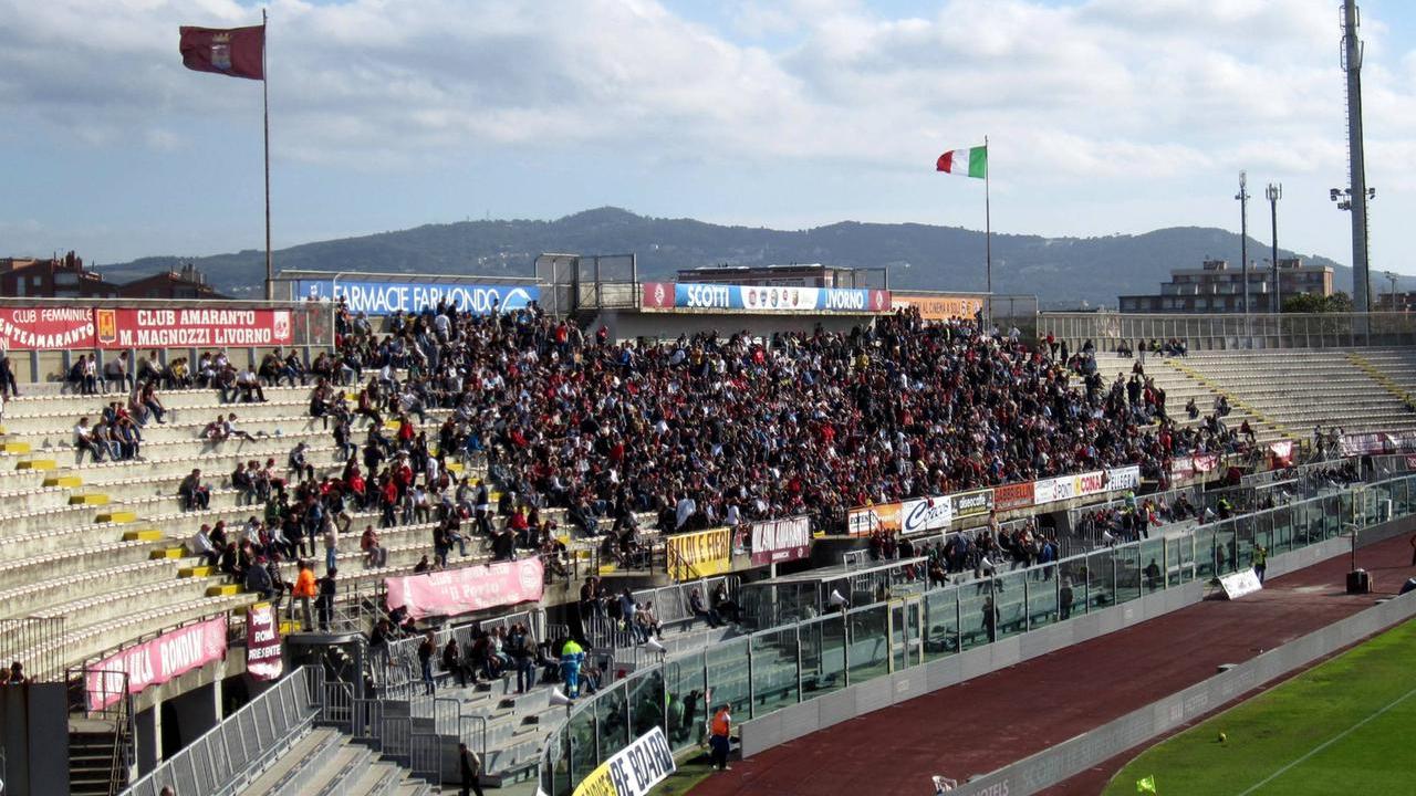 La curva labronica (foto d'archivio)