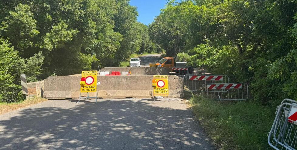 Rosignano, allarme per la provinciale collassata: «Almeno 100mila euro di lavori»<br>
