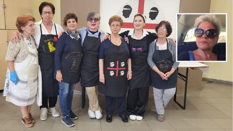 
	Le amiche di cucina e Carmen Pani (nel riquadro)

