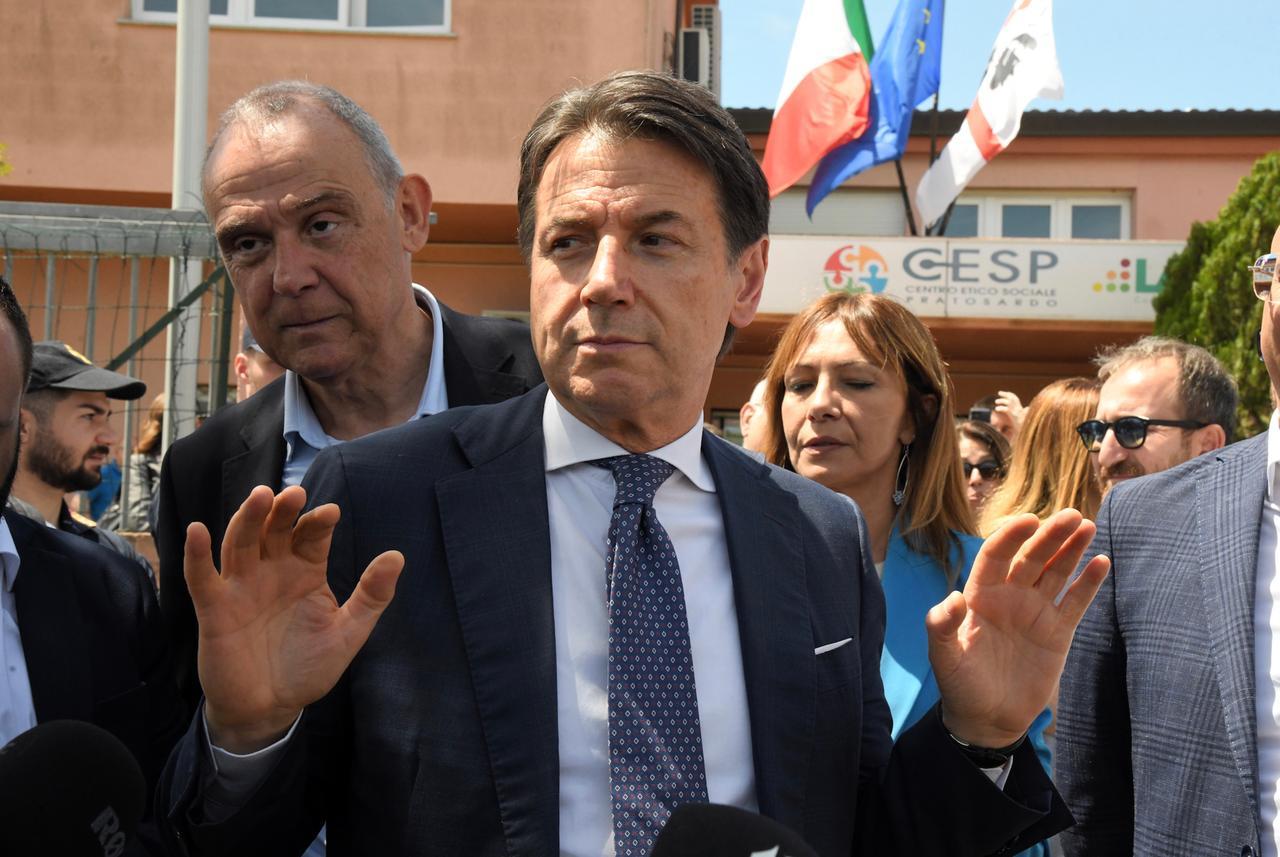 
	Giuseppe Conte a Nuoro<em> (foto Massimo Locci)</em>

