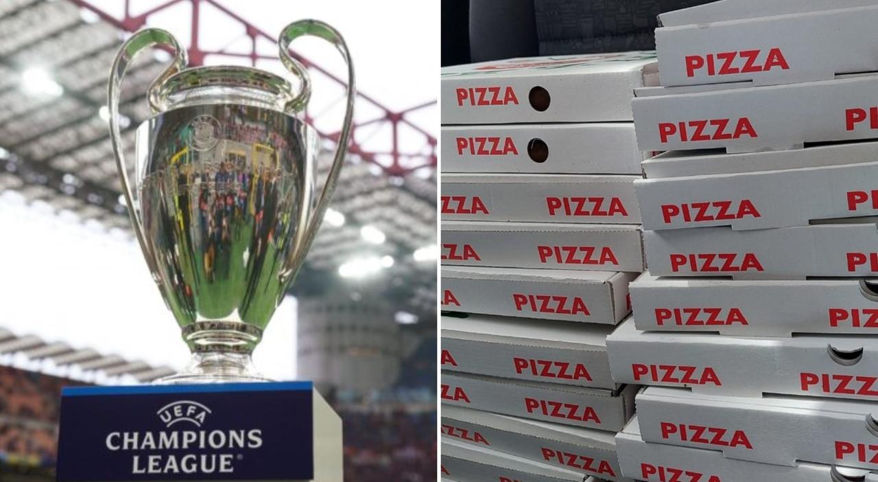 Serate di Champions, boom di consegne a domicilio in Italia: a Modena record di pizze ordinate da un tifoso