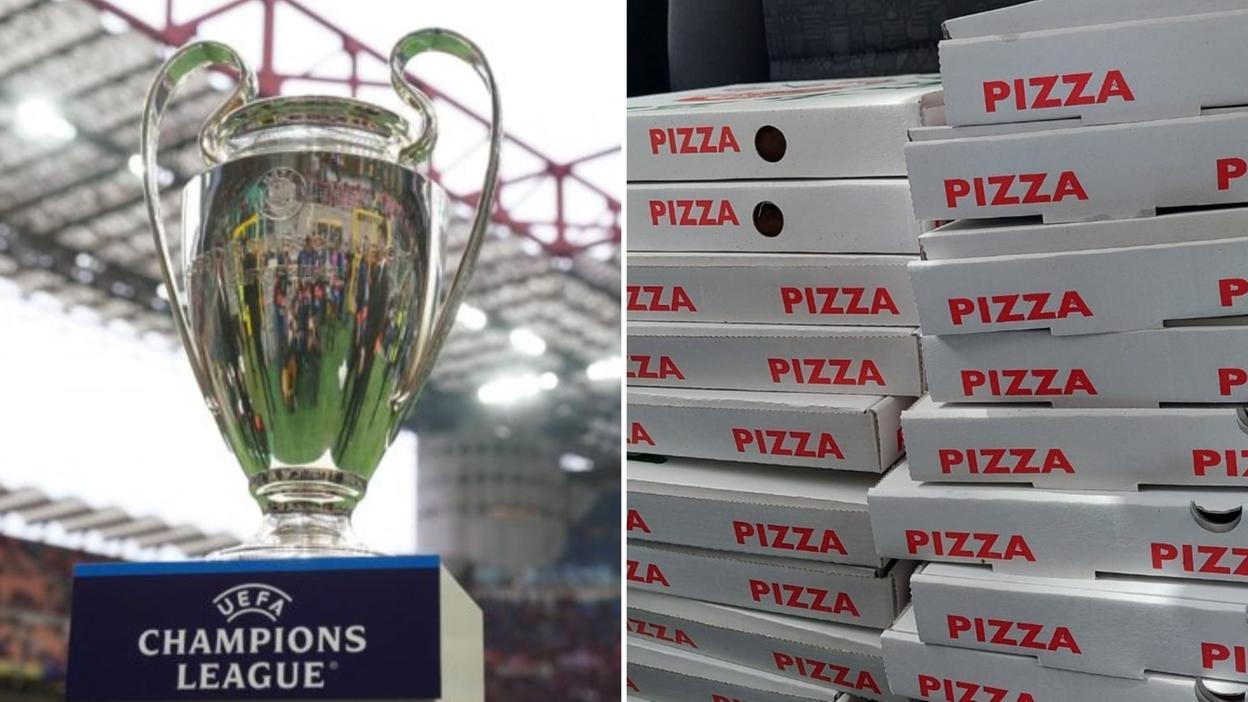 Serate di Champions, boom di consegne a domicilio in Italia: a Modena record di pizze ordinate da un tifoso
