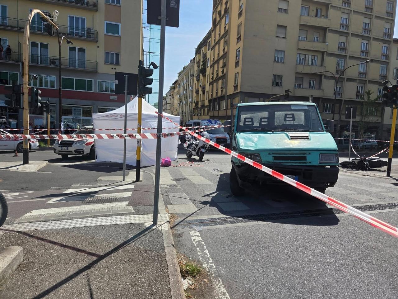 
	L'incidente mortale a Firenze (foto Facebook Traffico Firenze)

