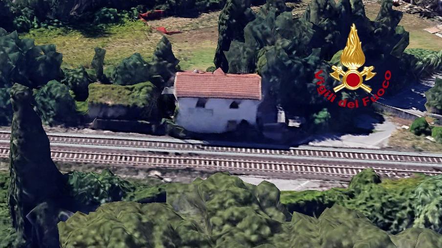 La casa cantoniera esplosa