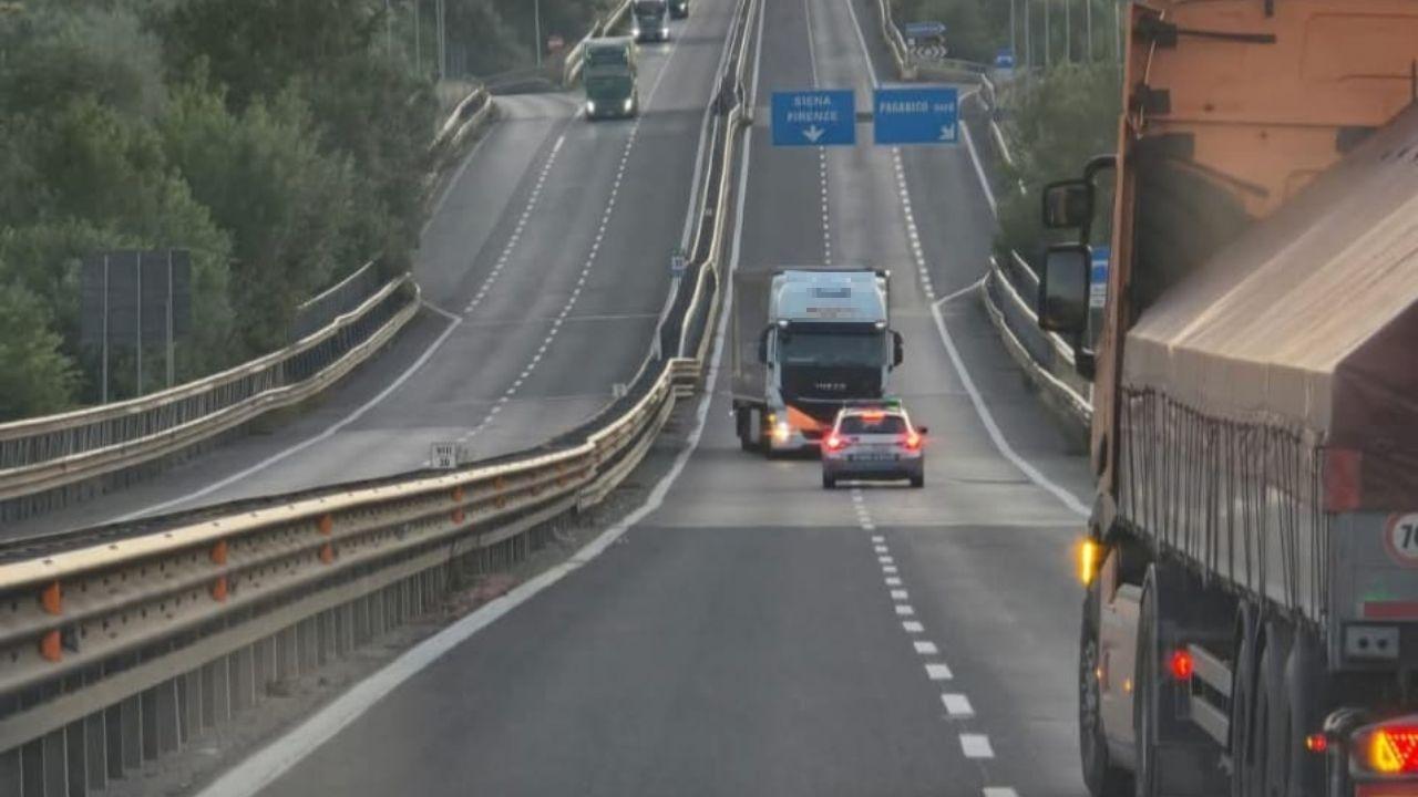 Intervento decisivo della Stradale