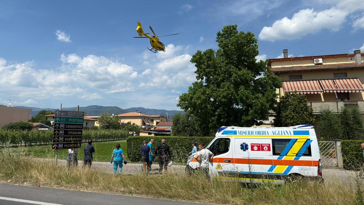 Il pegaso sopra l'abitazione (foto Nucci / Innocenti)