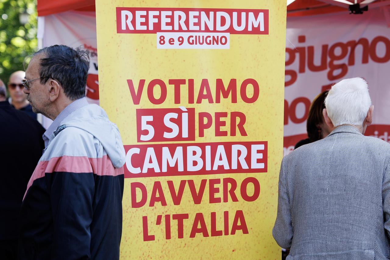 
	I referendum abrogativi si terranno l'8&nbsp;e il 9 giugno&nbsp;(foto Lapresse)

