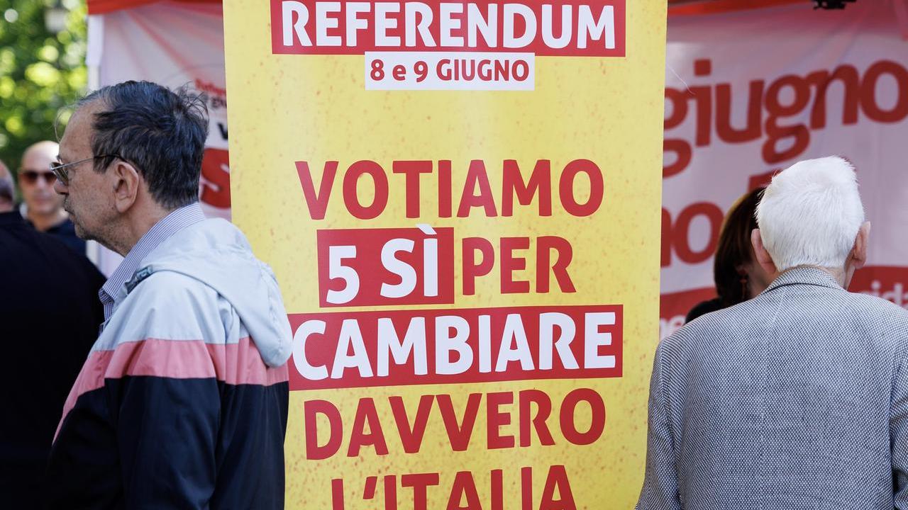 I referendum abrogativi si terranno l'8 e il 9 giugno (foto Lapresse)