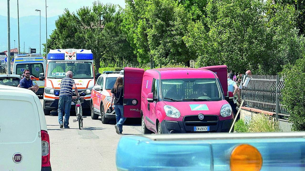 I soccorsi sul luogo dell'aggressione