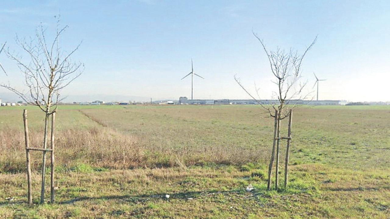 Una delle aree in cui si trovano i terreni messi in vendita dal Comune di Pontedera