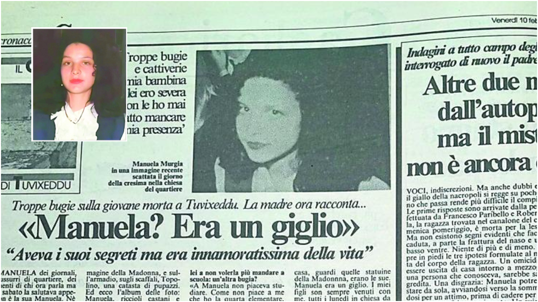 Morte di Manuela Murgia: ecco i dettagli lasciati in sospeso 30 anni fa da cui ripartono le indagini