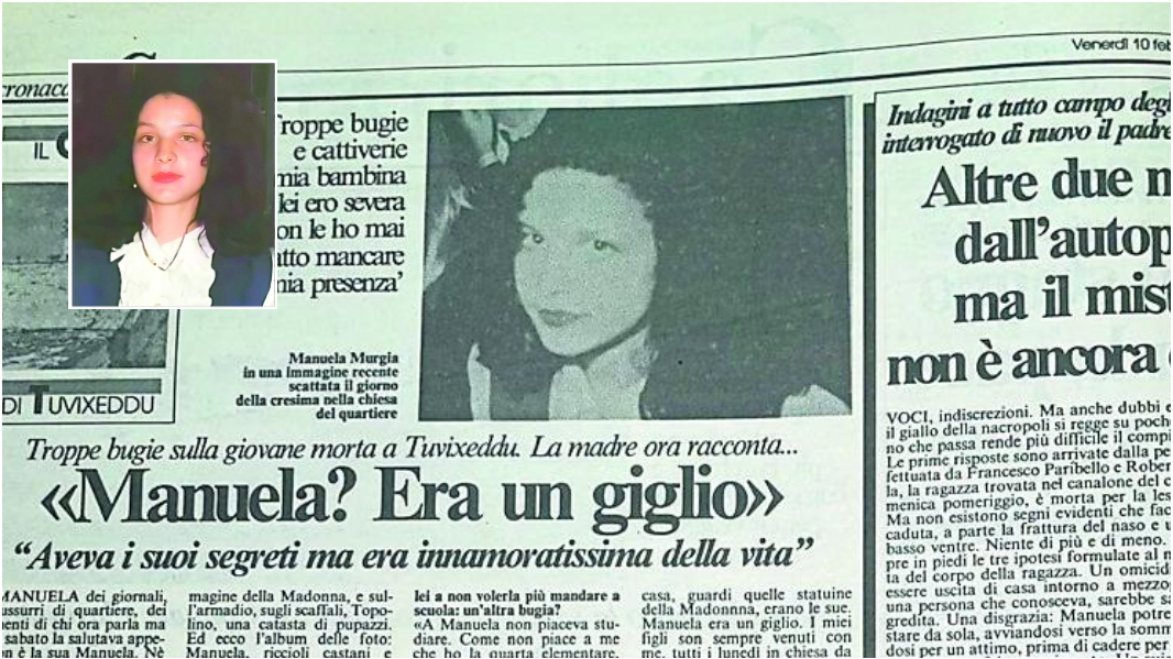 Morte di Manuela Murgia: ecco i dettagli lasciati in sospeso 30 anni fa da cui ripartono le indagini