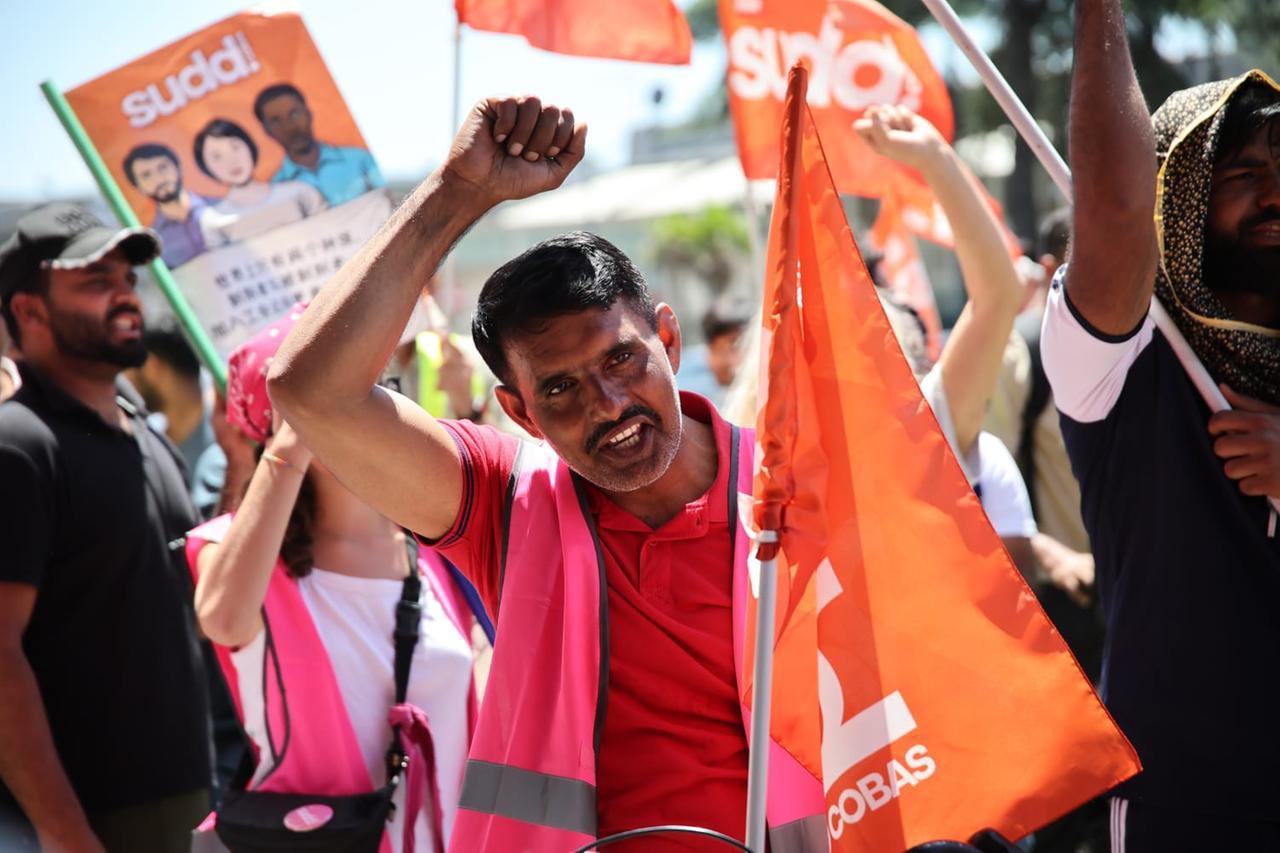 
	La mobilitazione del Sudd Cobas al Macrolotto (foto Giovanni Tarducci)

