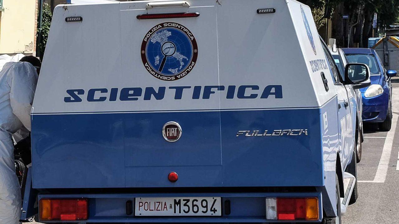 
	La polizia scientifica (foto d'archivio)

